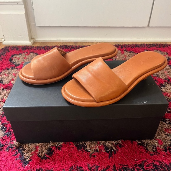 NWT MARSÈLL Brown Spilla Heeled Sandals Size 39 - Picture 1 of 7
